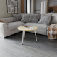 Стол журнальный круглый OPTIMA 1 ноги на конус Ferrum-decor 450x670x670 Белый металл ДСП Дуб Кремона Торро 16 мм (FRD-107541) - фото 3