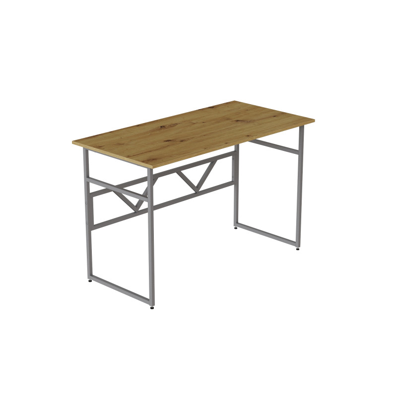 Компьютерный стол Ferrum-decor Раян 75x140x70 серый ДСП Дуб Артизан 32мм (FRD-107091)
