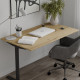 Стол письменный Space Ferrum-decor 750x1000x600 Черный металл ДСП Дуб Артизан 16 мм (FRD-107831) - фото 4