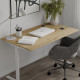 Стіл письмовий Space Ferrum-decor 750x1200x600 Білий метал ДСП Дуб Артизан 16 мм (FRD-107911) - фото 2