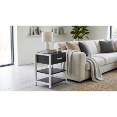 Тумба універсальна Ferrum-decor Вів'єн 1/2 50x41x40 білий ДСП Каштан Арвадонна 16 мм (FRD-107781)