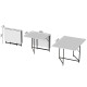 Стол трансформер книжка Вуди Ferrum-decor 75x130x90 Черный металл ДСП (FRD-107341) - фото 2