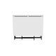 Стол трансформер книжка Вуди Ferrum-decor 75x130x90 Черный металл ДСП (FRD-107341) - фото 8