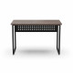 Стол письменный Майк Ferrum-decor 75x100x60 Черный металл ДСП Дуб Кремона Канолло 32 мм (FRD-108192) - фото 9