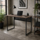 Стол письменный Майк Ferrum-decor 75x100x60 Черный металл ДСП Дуб Кремона Канолло 32 мм (FRD-108192) - фото 5