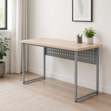 Стол письменный Майк Ferrum-decor 75x120x70 Серый металл ДСП Дуб Кремона Торро 32 мм (FRD-108362)