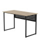 Стол письменный Майк Ferrum-decor 75x140x70 Черный металл ДСП Дуб Кремона Торро 16 мм (FRD-108363) - фото 2