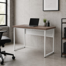 Стол письменный Майк Ferrum-decor 75x100x60 Белый металл ДСП Дуб Кремона Канолло 32 мм (FRD-108193)