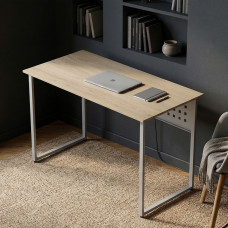 Стол письменный Майк Ferrum-decor 75x100x60 Серый металл ДСП Дуб Кремона Торро 16 мм (FRD-108335)