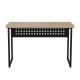 Стол письменный Майк Ferrum-decor 75x140x70 Черный металл ДСП Дуб Кремона Торро 32 мм (FRD-108366) - фото 4