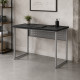 Стол письменный Майк Ferrum-decor 75x100x60 Серый металл ДСП Каштан Арвадонна 32 мм (FRD-108266) - фото 5