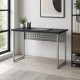 Стол письменный Майк Ferrum-decor 75x100x60 Серый металл ДСП Каштан Арвадонна 32 мм (FRD-108266) - фото 1