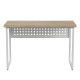 Стол письменный Майк Ferrum-decor 75x140x70 Белый металл ДСП Дуб Кремона Торро 32 мм (FRD-108367) - фото 3