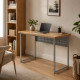 Стол письменный Майк Ferrum-decor 75x100x70 Серый металл ДСП Дуб Евок Прибрежный 32 мм (FRD-108248) - фото 1