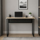 Стол письменный Майк Ferrum-decor 75x120x60 Черный металл ДСП Дуб Кремона Торро 16 мм (FRD-108339) - фото 1