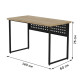 Стол письменный Майк Ferrum-decor 75x140x60 Белый металл ДСП Дуб Кремона Торро 32 мм (FRD-108349) - фото 2