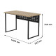 Стол письменный Майк Ferrum-decor 75x140x70 Серый металл ДСП Кашемир 16 мм (FRD-108329) - фото 2