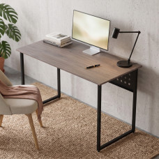 Стол письменный Майк Ferrum-decor 75x140x70 Черный металл ДСП Дуб Кремона Канолло 16 мм (FRD-108219)