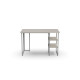 Стол письменный Кевин Ferrum-decor 75x140x70 Серый металл ДСП Кашемир 16 мм (FRD-108149) - фото 1