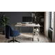 Стол письменный Кевин Ferrum-decor 75x140x70 Серый металл ДСП Кашемир 16 мм (FRD-108149) - фото 4