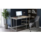 Стол письменный Кевин Ferrum-decor 75x140x70 Серый металл ДСП Кашемир 16 мм (FRD-108149) - фото 5