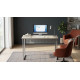 Стол письменный Майк Ferrum-decor 75x100x60 Серый металл ДСП Кашемир 16 мм (FRD-108299) - фото 3