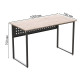 Стол письменный Майк Ferrum-decor 75x100x70 Серый металл ДСП Кашемир 32 мм (FRD-108320) - фото 4
