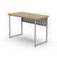 Стол письменный Майк Ferrum-decor 75x140x70 Серый металл ДСП Дуб Евок Прибрежный 32 мм (FRD-108260) - фото 3