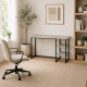 Стол письменный Кевин Ferrum-decor 75x140x70 Черный металл ДСП Кашемир 32 мм (FRD-108150) - фото 7