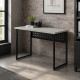 Стол письменный Майк Ferrum-decor 75x100x60 Черный металл ДСП Кашемир 32 мм (FRD-108300) - фото 5