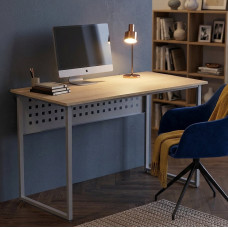 Стол письменный Майк Ferrum-decor 75x120x60 Серый металл ДСП Дуб Кремона Торро 16 мм (FRD-108341)