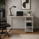 Стол письменный Кевин Ferrum-decor 75x140x70 Белый металл ДСП Кашемир 32 мм (FRD-108151) - фото 7