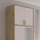 Антресоль высокая Doros Ронди Дуб Артизан/Кашемир 2 ДСП 82х52х65 (DRS-011908) - фото 10