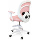 Крісло обертове дитяче з підставкою для ніг PERFECT KIDS PANDA PINK Perfect Home Рожевий (PFH-092111) - фото 6