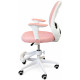 Крісло обертове дитяче з підставкою для ніг PERFECT KIDS PANDA PINK Perfect Home Рожевий (PFH-092111) - фото 5