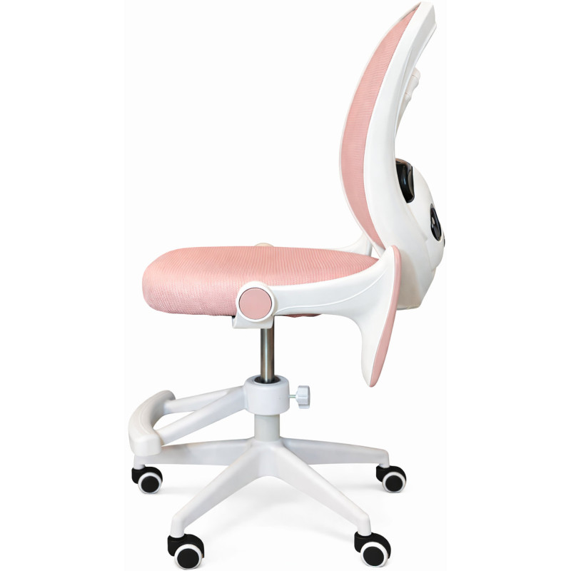 Крісло обертове дитяче з підставкою для ніг PERFECT KIDS PANDA PINK Perfect Home Рожевий (PFH-092111)