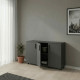 Комод Doros Торн Антрацит 3 ДСП 135х51.6х80 (DRS-012097) - фото 3