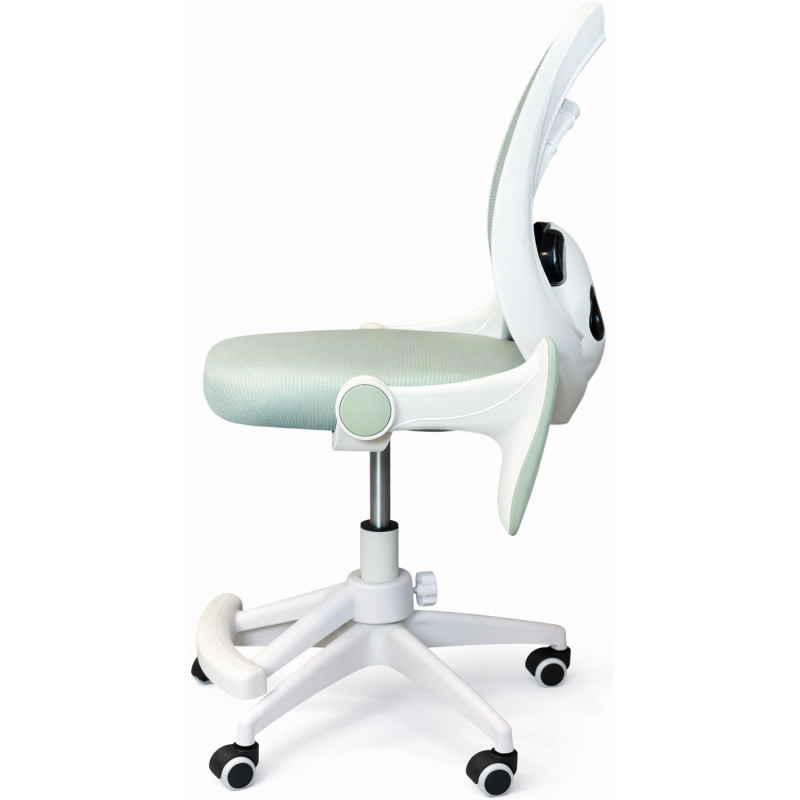 Крісло обертове дитяче з підставкою для ніг PERFECT KIDS PANDA GREEN Perfect Home Зелений (PFH-092112)