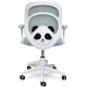 Крісло обертове дитяче з підставкою для ніг PERFECT KIDS PANDA GREEN Perfect Home Зелений (PFH-092112) - фото 7