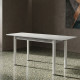 Розсувний обідній стіл Неман ДІНЕР Бетон/Хром (NEM-121096) - фото 2