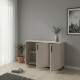 Комод Doros Торн Кашемир 3 ДСП 135х51.6х80 (DRS-012099) - фото 4