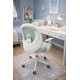 Крісло обертове дитяче з підставкою для ніг PERFECT KIDS ASTRONAUT GREEN Perfect Home Зелений (PFH-092114) - фото 11