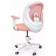 Крісло обертове дитяче з підставкою для ніг PERFECT KIDS ASTRONAUT PINK Perfect Home Рожевий (PFH-092115) - фото 7