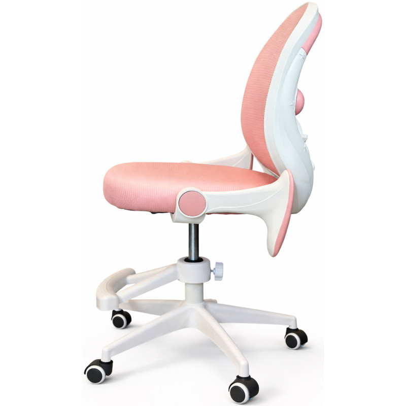 Крісло обертове дитяче з підставкою для ніг PERFECT KIDS ASTRONAUT PINK Perfect Home Рожевий (PFH-092115)
