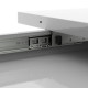 Обеденный раздвижной стол Неман РОЙ МДФ Белый/Черный глянец (NEM-121008) - фото 5