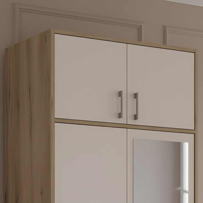 Антресоль Doros Ронди Дуб Артизан/Кашемир 2 ДСП 82х52х41 (DRS-011603)