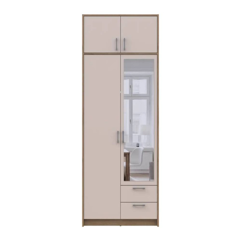 Антресоль Doros Ронди Дуб Артизан/Кашемир 2 ДСП 82х52х41 (DRS-011603)