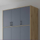 Антресоль высокая Doros Ронди Дуб Артизан/Графит 3 ДСП 121х52х65 (DRS-011906) - фото 9