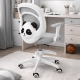 Крісло обертове дитяче з підставкою для ніг PERFECT KIDS PANDA GRAY Perfect Home Сірий (PFH-092110) - фото 1