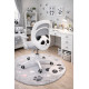 Крісло обертове дитяче з підставкою для ніг PERFECT KIDS PANDA GRAY Perfect Home Сірий (PFH-092110) - фото 11